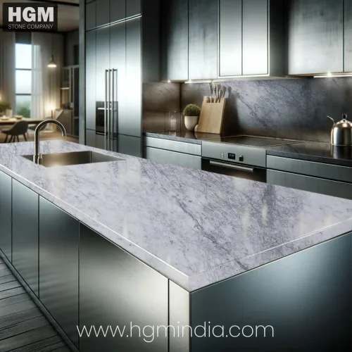 Indo Carrara Marble Countertops 70cm x 240 cm