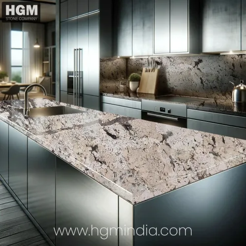 glacier white granite countertop