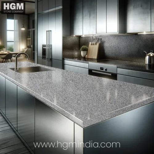 mist grey granite
